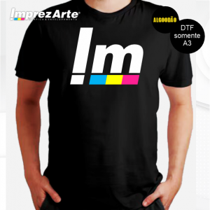 Camisa Básica A3 Algoodão A3  personalizado com DTF  