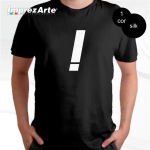 Camisa com estampa em Silk uma cor  P ao GG  uma cor peito uma cor costa  
