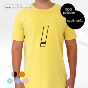 Camisa Cores 100% Poliéster Personalizado  Sublimação  