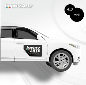 Imã  Adesivado Para Carro Manta magnética 0.8mm  4x0 Só Frente   