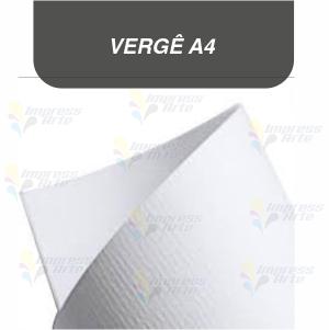 Impressão Jato de tinta Vergê 180g A4 por página   