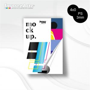 Placa Ps adesivada 3mm  3mm 4 Cores   até 2m comprimento
