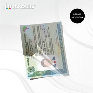 Plastificação  RG/Identidade   cantos arredondados 
